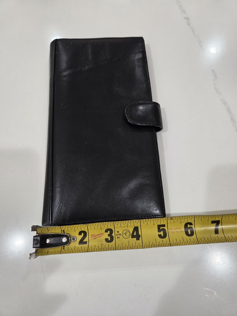 Leather Travel Wallet with RFID Protection - Black 100% Leather. - Picture 15 of 15